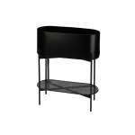 Flower Rack Knock Down Iron 50X20X60CM Black