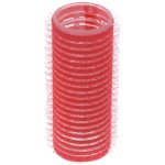 Cling Hook & Loop Hair Perm Curlers 24MM Pink 12 PACK