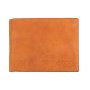 Bi-fold Genuine Leather Men's Wallet Brown