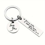 Drive Safe Love You Keychain Stainless Steel Key Chain Ring Valentine's Day Wedding Anniversary Gift For Men Him Husband Boyfrie