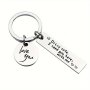 Drive Safe Love You Keychain Stainless Steel Key Chain Ring Valentine's Day Wedding Anniversary Gift For Men Him Husband Boyfriend