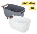 Basket Pl Retro 15L 39X22X17CM
