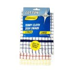 Matching Check Dishcloth Swab