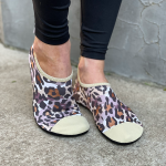 Rebounding Shoes Neutral Leopard Soles - 7-8