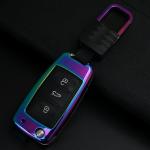 B Style Car Auto Buckle Key Shell Zinc Alloy Car Chain Shell Car Key Shell Case Key Ring For Volkswagen Random Color