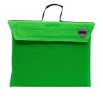 Meeco Gusset Bookbag+handle Green