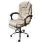 High End Office Chair - Back Relax Massage Chair - Khaki - VOC-809