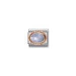 Composable Classic Link With Blue Agate Stone