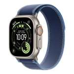 Apple Watch Ultra 3 Gps + Cellular 49MM Natural Titanium Case With Blue bright Blue Trail Loop M l