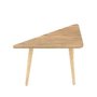 Bam Wrapped Triangle Side Table 600 Oak