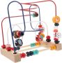 Wooden Beads Maze For Educational Puzzle With Bright Colors Hand-eye