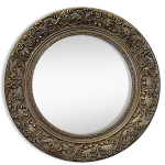 Sorento Round Mirror - German Silver