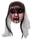Blood-stained Lady Halloween Face Mask