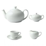 Galateo - Super White Coupe Tea Set Of 4