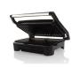 Mellerware Panini Press 2 Slice Stainless Steel Black Grill Plate