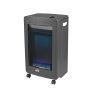 Alva Blue-flame Convection Roll-about Gas Heater Black Lpgsa Certified 12 Month Warranty