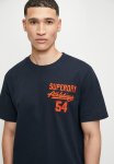 Embroider Superstate Logo Tee - Eclipse Navy