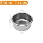 Coffee Accessories Steel Coffee Filter Pressurized Porous 54MM 2CUPS