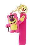 Lotso Figurine Schoolbag Tag & Keyholder - Toy Story - Pink