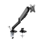 LinkQnet LDT46-C012U 17-32" Single Monitor Spring-assisted Desktop Bracket With USB And Audio Ports