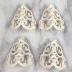 JP650 White Resin Corner Stand 4'S