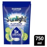 Sunlight Platinum Ultra Power Dishwashing Liquid 750ML
