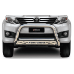 Toyota Fortuner D4D 2005-2016 Nudge Bar Stainless With Sump Guard –