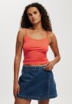 Cotton On Wrapped Denim MINI Skirt - Nordic Blue