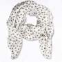 MINI Heart Print Scarf - Black / Free
