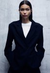 Double-breasted Blazer - Black