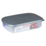 Grey Utility Rectangle Container 0.8L