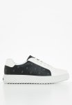 Polo Immanuel Monogram Leather Sneaker - Black & White