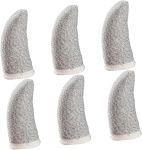 Breathable Silver Fiber Gaming Finger Sleeves Enhanced Touch Control Reduc