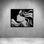 Girl In Black - Rust Coat L 600 X H 400MM