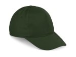 5 Panel Structured Peak Cap Dark Green