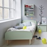 House Bed With Single & Toddler Bed Frame & Book Ledges
