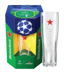 Ucl Limited Edition Fan Pack Box 8 X 330ML Nrb + Star Glass