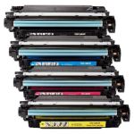 HP 504A Full Set Compatible Toners CE250-1-2-3