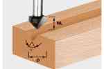 Festool V-groove Cutter Hw S8 D14 7 90
