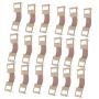 200PCS Elastic Metal Clips For Body Wraps And Bandages Stretch Clips