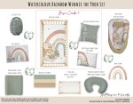 Cot Duvet Bedding Winnie The Pooh Watercolour Rainbow Winnie The Pooh