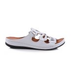 Lyall White silver - White silver 42 Leather