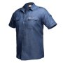 Mens Kalahari Shirt S/S Denim - XS