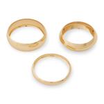Goldair Gold 3-PACK Chunky Bracelets