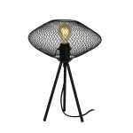 Mesh Table Lamp Black Gold - Gold