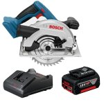 Bosch - Cordless Circular Saw Gks 18V-57 With 6.0AH Battery And Charger