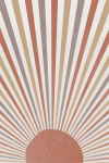 Boho Sun & Moon 6 - Wall Art Print - A1