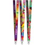 Snap Hook Clip Double-sided Sublimation Satin Lanyard