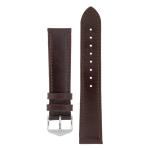 Osiris Calf Leather Watch Strap In Brown - 16MM Gold