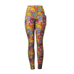 High Waist Full Length - Paisley - Ladies M - 34
